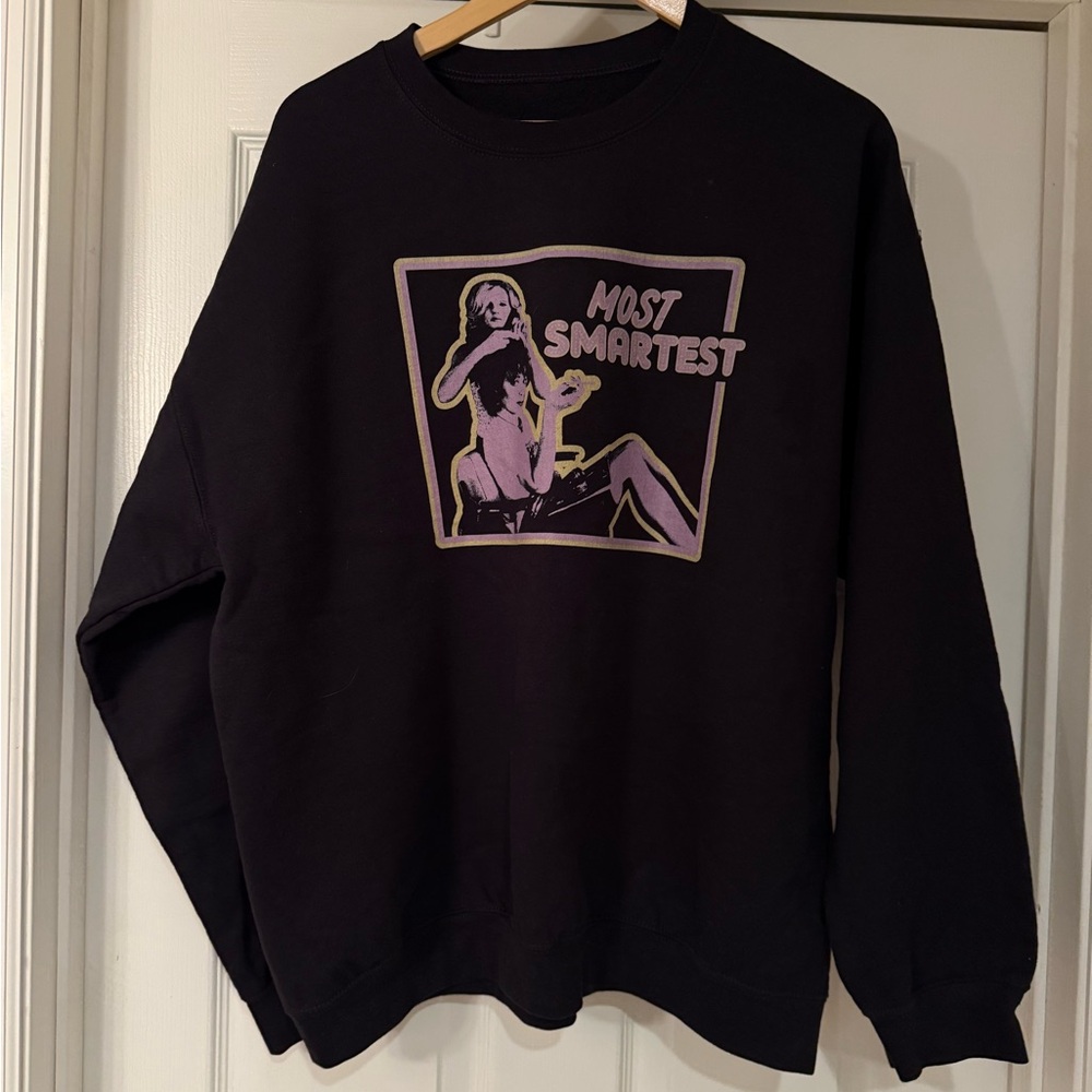 Bijou - Drop Dead Gorgeous- Most Smartest - Black Crewneck